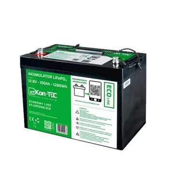 Akumulator LiFePO4 KON-TEC ECO Line 12,8V 100Ah KT-LFP12100-ECO