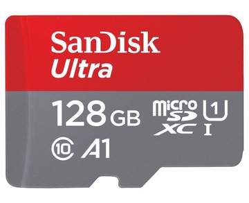 KARTA PAMIĘCI SanDisk ULTRA MICROSD SDXC A1 128GB 140MB/S + ADAPTER