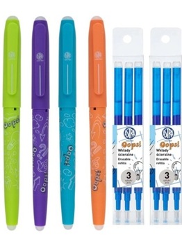 Długopis wymazywalny ASTRA Zenith Oops! 4dł+6wkład
