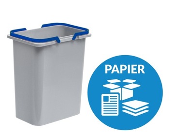 Kosz sortownik segregator pojemnik na śmieci 7L