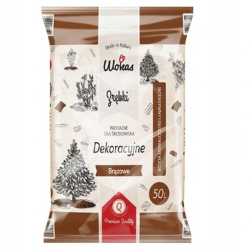 Zrębki dekoracyjne czerwone 50L wokas