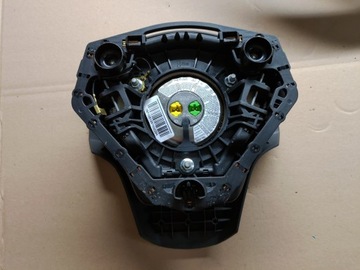 КОЖАНЫЙ РУЛЬ + ПОДУШКА OPEL CORSA D