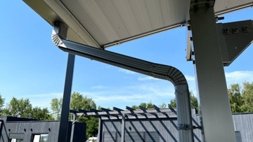 CARPORT FOTOWOLTAICZNY WIATA SOLARNA 3 AUTA ALU