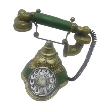 Декоры Телефон Ретро Модель Телефон На Стене Зеленый