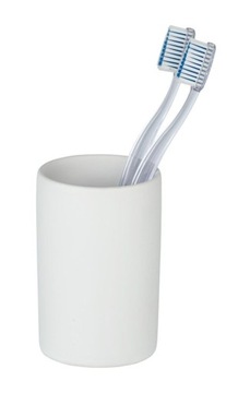 KUBEK NA SZCZOTECZKI biały ceramiczny 400 ml WENKO