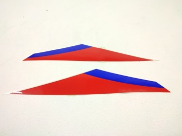 КОМПЛЕКТ НАКЛЕЕК НА БОКОВОЙ ОБТЕКАТЕЛЬ 2ШТ YAMAHA FZR500 - FZR600M 3HE2839000