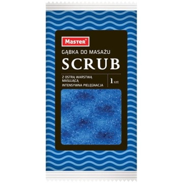 Gąbka do kąpieli i masażu Scrub Master
