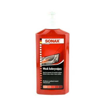 SONAX WOSK NANO KOLORYZUJĄCY CZERWONY RED 250ml