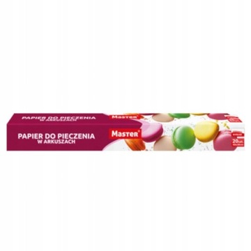 MASTER papier do pieczenia 20 arkuszy silikonowych