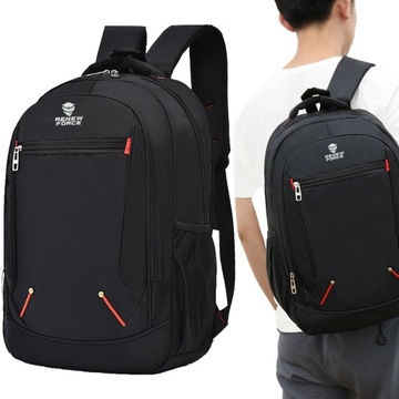 Plecak szkolny miejski sportowy turystyczny WZMOCNIONY laptop 20L pojemny