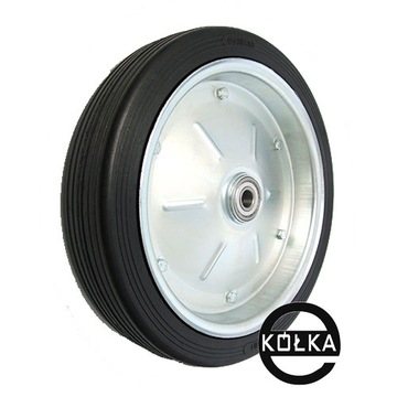 KOŁO metalowo-gumowe fi.250mm, nośność 200 kg 90