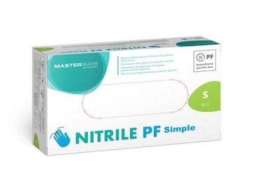 RĘKAWICE NITRYLOWE 8% VAT MASTER GLOVE PF Simple S