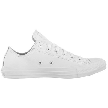 Buty Skórzane Trampki Converse Chuck Taylor 136823C Białe