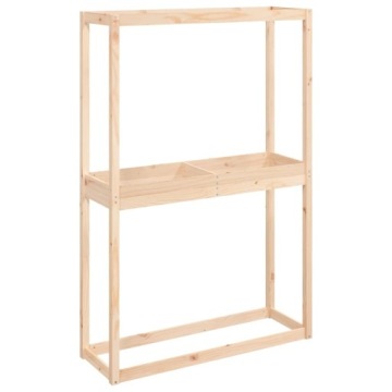 vidaXL Полка для шин 120x40x180 см Массив сосны
