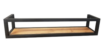 PÓŁKA NA PRZYPRAWY LOFT 40x16x14 cm dąb złoty
