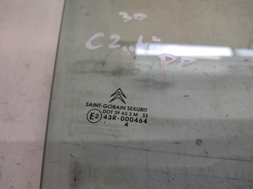 CITROEN C2 03- SKLO (OKNO) PRAVÁ PŘEDNÍ ...4