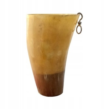 Matero Guampa z bydlęcego rogu JASNA Yerba Mate