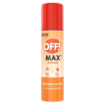 AEROZOLE PRZECIW KOMAROM OFF! MAX + FAMILY CARE 3X100ML SKUTECZNA OCHRONA