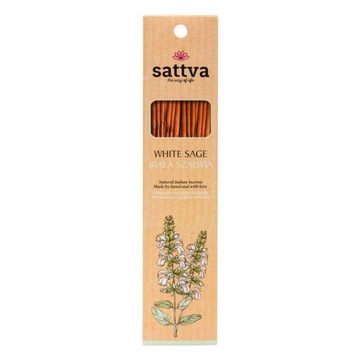 Kadzidełka szlachetne WHITE SAGE 30g 15szt. sattva AYURVEDA