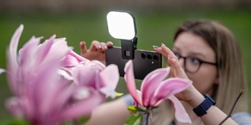 Светодиодная лампа для смартфона Newell Sunny с магнитным зажимом 3000 К - 6500 К