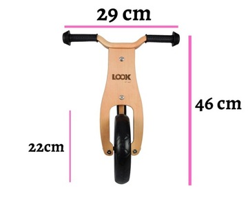 Беговел Milly Mally, трехколесный велосипед-толкатель Look Natura