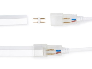 КОМПЛЕКТ НЕОНОВЫХ СВЕТОДИОДНЫХ ЛЕНТ 24 В 2 М IP67 КРАСНЫЙ CW
