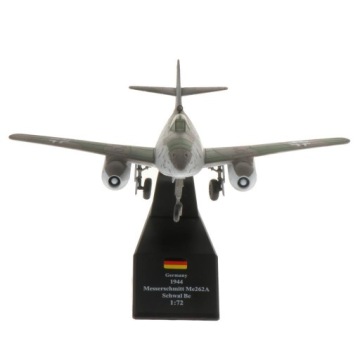 1/72 Масштаб WW2 German Me Fighter Attack Plane Сплав Fighter Модель Diecast