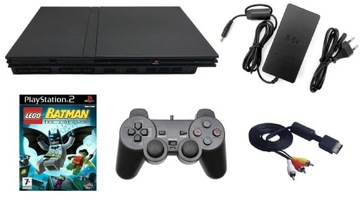 Konsola PlayStation 2 PS2 Slim + Pad + Karta + LEGO Batman