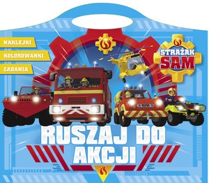 Strażak Sam Ruszaj do akcji Naklejki - kolorowa