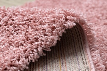 CHODNIK SOFFI shaggy 80x300 cm gruby róż #AF101