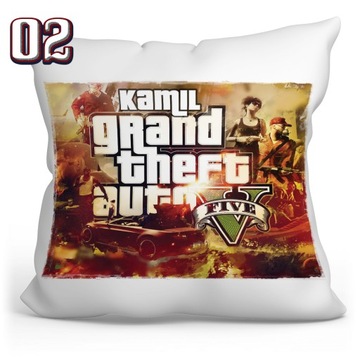 GTA GRAND THEFT AUTO ПОДУШКА + ИМЯ