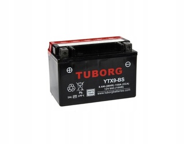 Akumulator Tuborg YTX9-BS AGM 12V 8.4Ah 150A ZAMIENNIK VARTA YUASA EXIDE