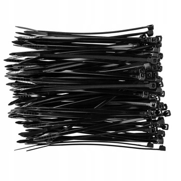 Opaski zaciskowe 2.5 x 100mm, 100szt. czarne TOPEX