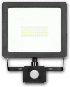 ALLED reflektor LED, czarny, moc 50 W, strumień