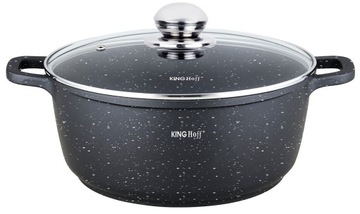 GARNEK MARMUROWY 1,3L Non Stick 16cm KINGHOFF 1592