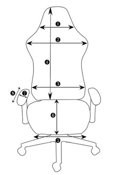 ГИБКИЙ ЧЕХОЛ ДЛЯ ИГРОВОГО КРЕСЛА С ПОДЛОКОТНИКАМИ, СИНИЙ