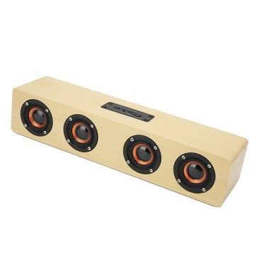 Деревянный стереодинамик Bluetooth без помощи рук