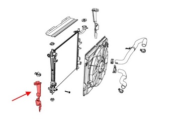 JEEP GRAND CHEROKEE IV WK2 2014-17 KIEROWNICA POWIETRZA LEWA 68223550AA