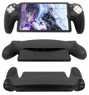 ЧЕРНЫЙ СИЛИКОНОВЫЙ ЗАЩИТНЫЙ ЧЕХОЛ для SONY PLAYSTATION Portal CFI Y1016