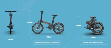 Электровелосипед Городской Женский/Мужской Kukirin 250Вт 25км/ч 20