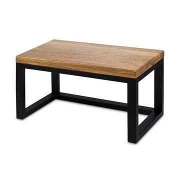 Ławka Industrialna Drewniana Przedpokój LOFT 45 cm