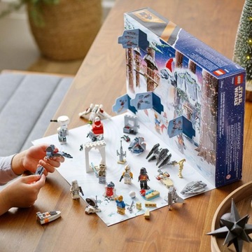LEGO Star Wars 75340 Адвент-календарь Подарок Санта-Клауса на Рождество