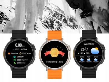 НОВЕЙШИЕ ПОЛЬСКИЕ МУЖСКИЕ СМАРТ-ЧАСЫ NFC AMOLED GPS МОНИТОР СЕРДЕЧНОГО РИТМА ПОГОДА ПОДХОДИТ ДЛЯ СПОРТА