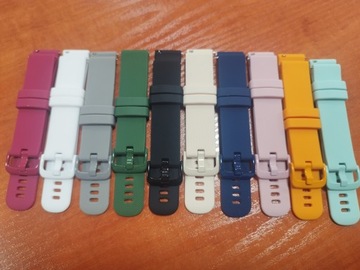 Силиконовый ремешок для Garmin Venu 3S/Venu 2S/Vivoactive 4S/Vivomove3S ЦВЕТА