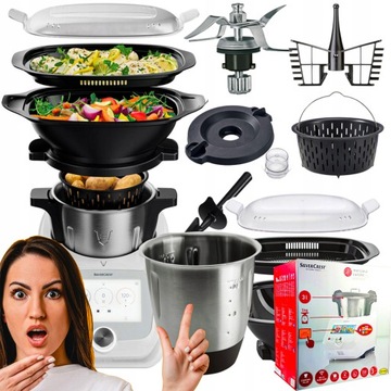 LIDLOMIX MONSIEUR CUISINE ROBOT Menu PL NAJNOWSZY 2023 MOCNY CONNECT ZESTAW
