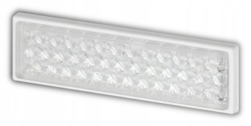 ODBLASK PROSTOKĄTNY SAMOPRZYLEPNY BIAŁY 21X72 MM