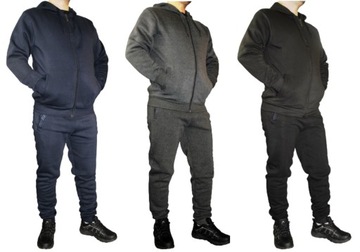 DRES MĘSKI *** KOMPLET *** SPODNIE PLUS BLUZA Z KAPTUREM XXL