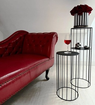 ПОДСТАВКА ДЛЯ ЦВЕТОВ МЕТАЛЛИЧЕСКАЯ ПОДСТАВКА ДЛЯ ЦВЕТОВ ЧЕРНАЯ НАСТОЛЬНАЯ ПОДСТАВКА LOFT 80 СМ