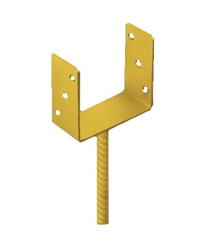 Столбчатый фундамент - бетонный анкер П-образного типа - ПС 140