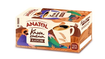 Kawa Zbożowa Anatol klasyczna ekspresowa naturalna bez kofeiny 84g